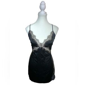 Victoria’s Secret - Lace embellished satin slip